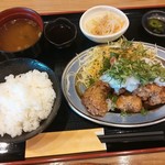 骨付鳥 パチャマンカ - 唐揚げおろしポン酢定食【2019.4】