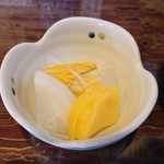 川京 - 漬物♪これも大事なのだ