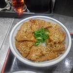 松戸富田麺絆 - 焼豚ごはん(柏幻霜ポーク使用)
