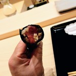 鮨 おおが - 手巻き寿司はネギトロ巻き