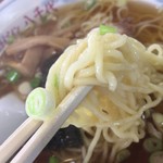 食事処八千代 - 麺アップ