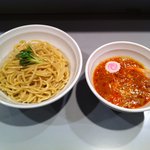 つけめん 勝 - 辛味噌つけ麺　厳選した味噌と豆板醤を使用　辛過ぎないマイルドな辛さ　