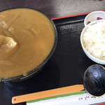 苗穂通り しあわせ食堂 - カレーうどん ライス