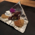 眞 - 兵庫県ホタルイカボイル、ウド、新じゃがチップス