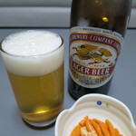 Sobadokoro Takahashi - 瓶ビール（キリンラガービール）