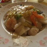 四川料理 桃源郷 - 海の幸焼きそば　【　２０１１年１２月　】