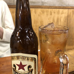 Yakitori Ebisu - 瓶ビールでっかい！