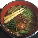 ドライブイン剣 - 山菜、どれも立派な地元のもの！