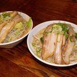 らーめんでぽっと - 豚そばx2