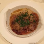 アカーチェ - 前菜：ホタルイカと筍のパナート