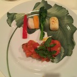 アカーチェ - メインa：平スズキのソテー