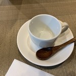 中華ダイニングワクス - 完食後の杏仁豆腐