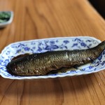 Teuchi Soba Suginoya - にしん甘露煮　¥400