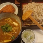 寿毛平 - カツカレーつけそば