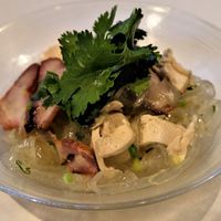 横浜中華街 重慶飯店 本館 - フンピー（粉皮）と蒸し鶏・焼き豚の和え物