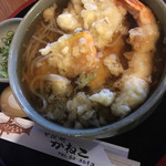 かねこそば処 - 天ぷら蕎麦（温）