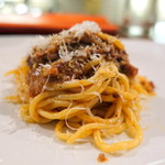 hikari-yurari - じっくり煮込んだミートソースの手打ちキタッラ2,000円シェア後