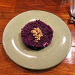 hikari-yurari - 紫キャベツと鶏肉とクルミのサラダ1,100円シェア後