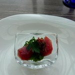 天空LOUNGE TOP of TREE - 【前菜】初鰹のマリネオリーブとアンチョビの地中海風