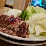 ONSEN食堂 - ジンギスカンのみ追加2人前(1900円)です。