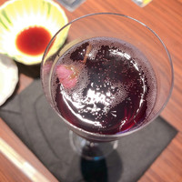 焼肉会席 舌牛 銀座店 - スパークリングワイン ♡塩漬け桜入り♡