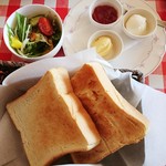 ミディリュヌ - トーストセット　880円　2018/09