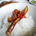華香亭本店 - 茄子オンザライス