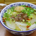 蘭州料理 ザムザムの泉 - 料理写真:牛大(蘭州牛肉麺)ザムザムセット