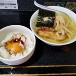 塩そば専門店 桑ばら - 塩そば＋玉子ごはん