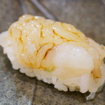 鮨松榮 - 白海老 昆布〆