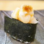 鮨松榮 - 小柱軍艦巻