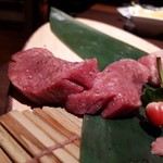 米沢牛炭火焼肉 上杉 - ベーシックプラン(4980円)　厚切り牛タンアップ