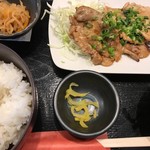 魚酒場ピン - 日替わりランチ（生姜焼き）