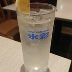 Nagasaka Sarashina Nunoya Tahee - レモンサワー。