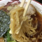 米の粉の滝ドライブイン - 麺アップ