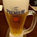 里葉亭 - 生ビール