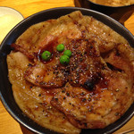 十勝亭 - 【比較用】2014年利用時のロース＆バラの豚丼Mサイズ690円
