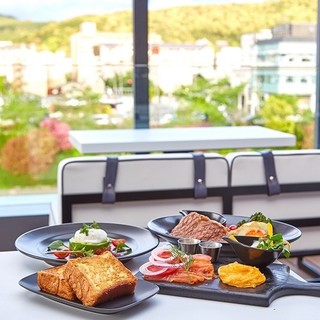 ブランチコース 2名様からご予約可 マーサーブランチテラスハウス京都のブランチメニューを一度に沢山楽しみたい方へおススメのコースです マーサー ブランチ テラス ハウス キョウト Mercer Brunch Terrace House Kyoto 三条 イタリアン 食べログ