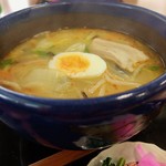 玉山食堂 - 甘みある味噌スープ！