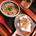 麺豪　のざき - かけうどんとゴボウ天