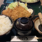 とんかつ こころ - 料理写真:アジ・ひれかつ定食 ¥850