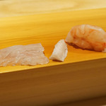 鮨 あらい - 眞子様の彼とぼたん海老