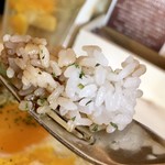 カフェ&ダイニング オーリーズ - ロコモコのライスはこんな感じ