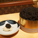 鮨 尚充 - 鯛の白子にキャビア