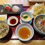 山形蕎麦と串揚げのお店 焔蔵 - 焔蔵膳　1380円