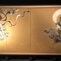 祇園 川上 - 魅力的な風神と雷神。相対する構図も素晴らしい。