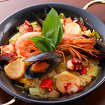 Seafood Paella (2 servings)