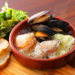 Specially selected white fish and shellfish served with Seafood Ajillo baguette (serves 2)