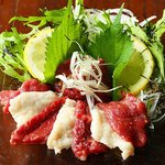 Fresh horse meat carpaccio (2 servings)