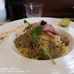 つくばらーめん 鬼者語 - 替え玉：紅ズワイ蟹のソース